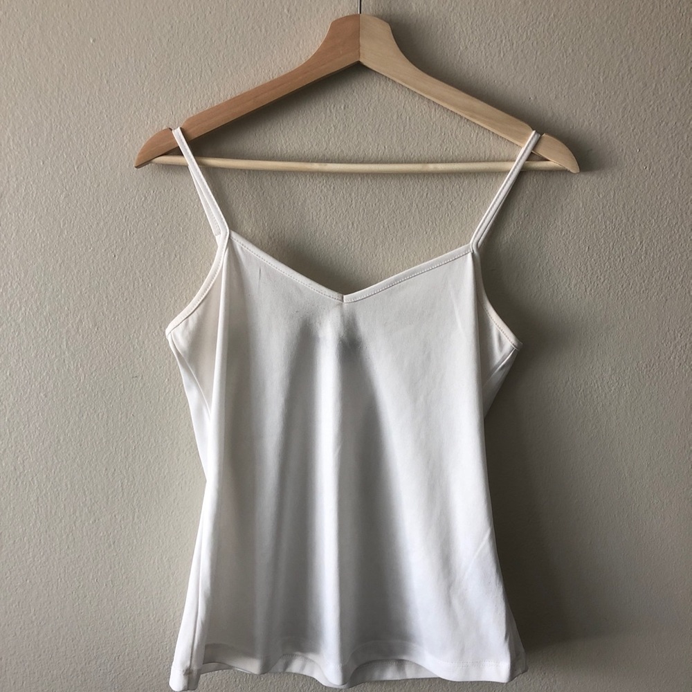 White Lightweight Tank Top
